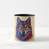 Husky Personalized Wolf Sweatshirt Tasse (Zentrum)