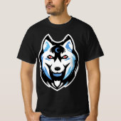 husky personlized wolf  T-Shirt (Vorderseite)