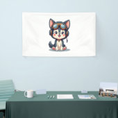 Husky Pilot Hund Lover Malamute Banner (Messeveranstaltung)