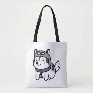Husky Pilot Hund Lover Malamute Tasche