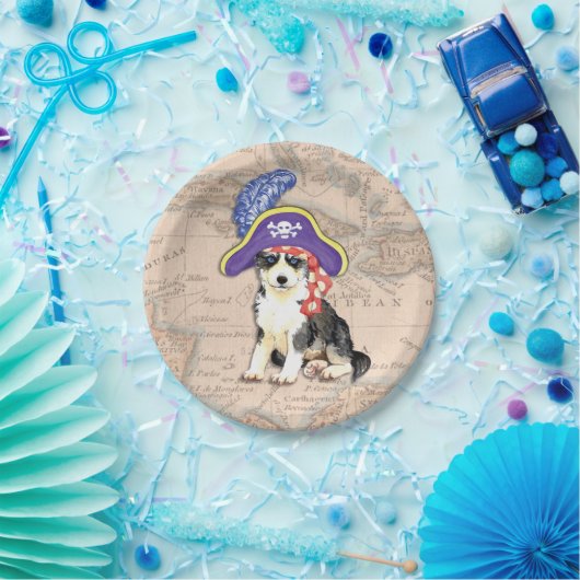 Husky Pirate Pappteller (Party)