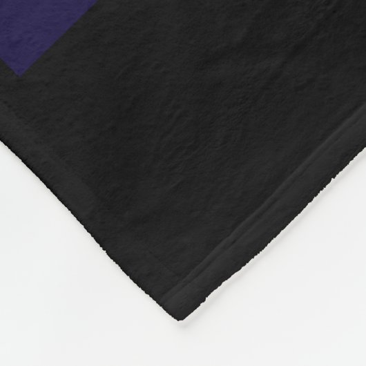 Husky Pixel Art, Pixelart Fleecedecke (Ecke)