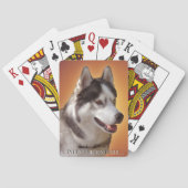 Husky Playing Cards Personalisieren Schlittenhunde Spielkarten (Rückseite)