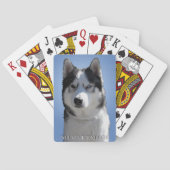 Husky Playing Cards Personalisieren Schlittenhunde Spielkarten (Rückseite)