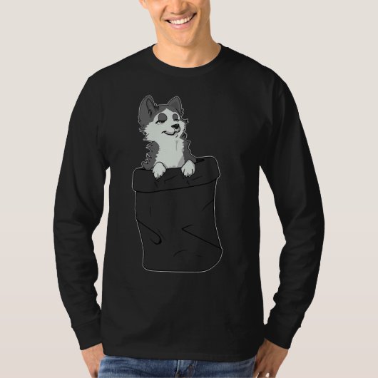 Husky Pocket Protector T-Shirt (Vorderseite)