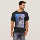 Husky Portrait T-Shirt (Vorne ganz)