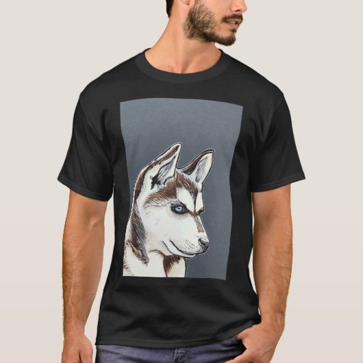 Husky Premium T-Shirt (Vorderseite)