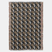 Husky Pup Blanket Siberian Husky Dog Throw Blanket Decke (Vorderseite Vertikal)