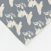 Husky Pup Blanket Siberian Husky Fleece Blanket (Ecke)