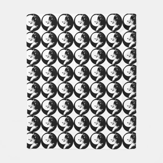 Husky Pup Blanket Siberischer Husky Schlittenhunde Fleecedecke (Vorderseite)