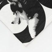 Husky Pup Blanket Siberischer Husky Schlittenhunde Fleecedecke (Ecke)