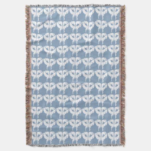 Husky Pup Blanket Siberischer Wolf Pup Throw Blank Decke (Vorderseite Vertikal)