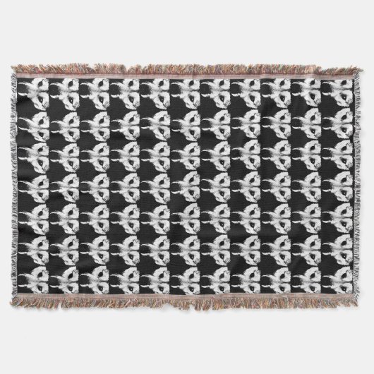 Husky Pup Blanket Siberischer Wolf Pup Throw Blank Decke (Vorderseite)