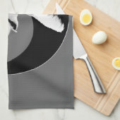 Husky Pup Handtuch Husky Malamute Teetuch (Viertel Falte)