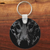 Husky Pup Schlüsselanhänger Husky Wolf Dog Custom (Vorderseite)