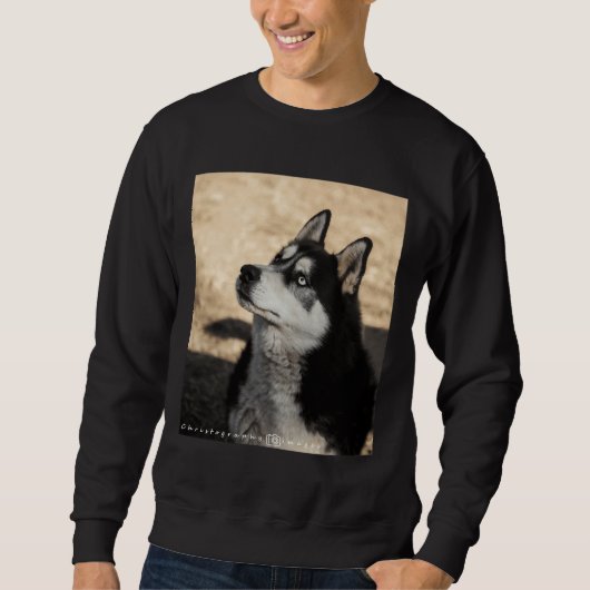 Husky Pup Scoop Sweatshirt (Vorderseite)