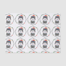 Husky Puppy Dog Niedlich Elf Festive Frohe Weihnac