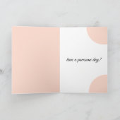 Husky Puppy Folded Greeting Card Karte (Innenseite)