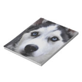 Husky Puppy Notepad Notizblock (Rotiert)