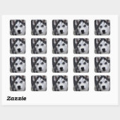 Husky Puppy Stickers (Blatt)