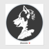 Husky Puppy Stickers Husky Malamute Decals Aufkleber (Blatt)