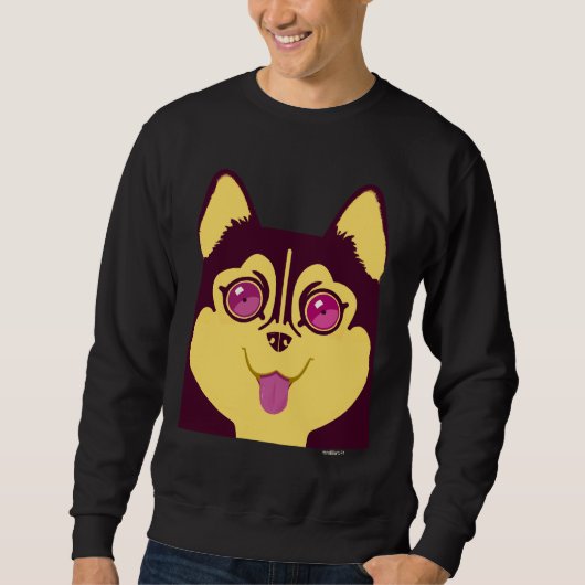 Husky Puppy Sweatshirt (Vorderseite)