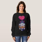 Husky Puppy Sweatshirt (Vorne ganz)