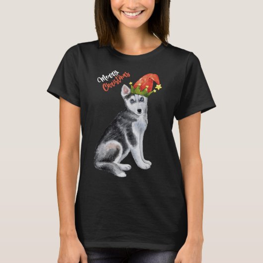 Husky Puppy T-Shirt (Vorderseite)