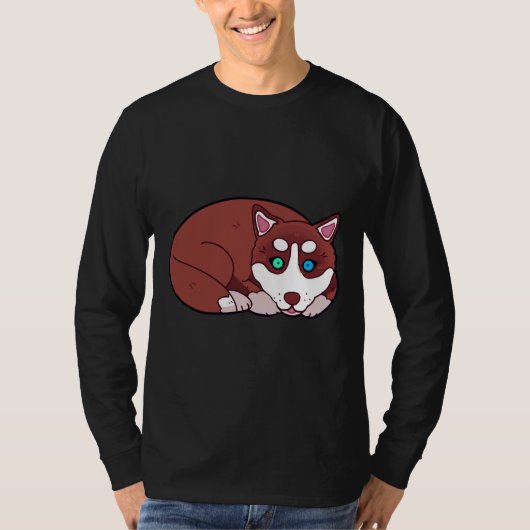 Husky Puppy T-Shirt (Vorderseite)
