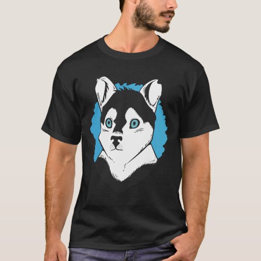 Husky Puppy T-Shirt (Vorderseite)