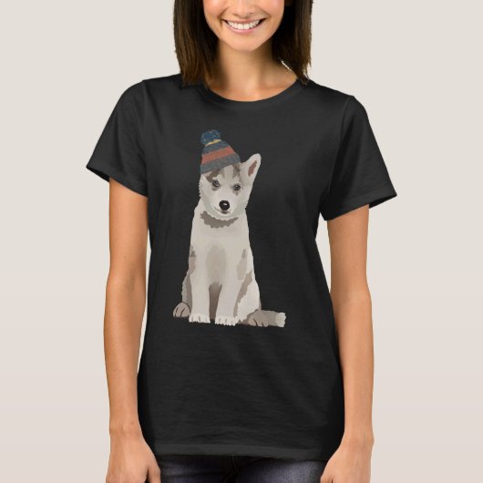 Husky Puppy T-Shirt (Vorderseite)