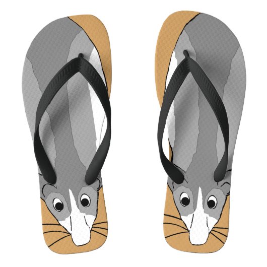 Husky-Rattenflaps Badesandalen (Fußbett)