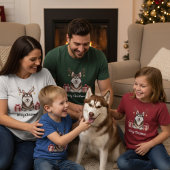 Husky Reindeer T-Shirt