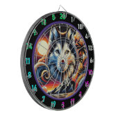 Husky Ridge Mountain Vibe Deco Dartscheibe (Vorderseite Links)