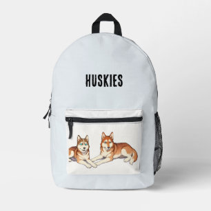 Husky-Rucksack Bedruckter Rucksack