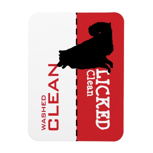 Husky Samoyed Malamute Dog Geschirrspüler Magnet S (Vertikal)