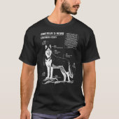 Husky-Schema T-Shirt (Vorderseite)