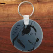 Husky Schlüsselanhänger Husky Malamute Schlüsselan (Vorderseite)