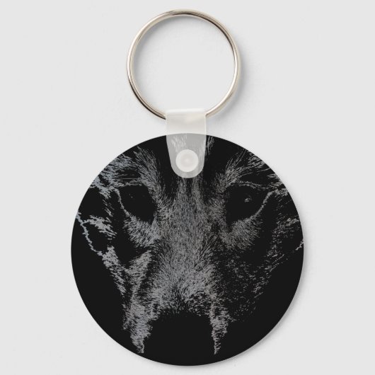 Husky Schlüsselanhänger Sibirier Husky Malamute Do (Vorderseite)