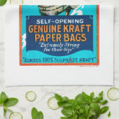 Husky Selbstöffnungs-Original Kraft Papiertaschen Geschirrtuch (Gefaltet)