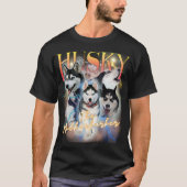 Husky Shirt Bootleg 90er Jahre Sibirischer Husky (Vorderseite)