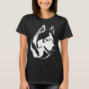 Husky-Shirt Husky-Malamute-Schlitten-Hundeshirt T-Shirt