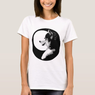 Husky Shirt Husky Wolf Plus Size Shirts für Frauen