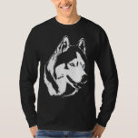 Husky Shirt Wolf Art Long Sleeve T-Shirt Hundeshir<br><div class="desc">Sibirische Husky Hund Art Long Sleeve Shirts & Dog Lover Art Shirts Original Schlittenhunde T-Shirts Husky / Malamute Hunde T - Shirt für Men Girls & Boys Schöne Husky Art T - Shirt von kanadischem Künstler / Designer Kim Hunter. Unter www.kimhunter.ca finden Sie viele weitere Dog & Cat Lover Geschenke...</div>