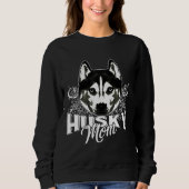 Husky Siberian Husky Mama Sweatshirt (Vorderseite)