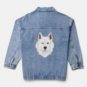 Husky - Siberischer Husky - Weißer Schneehund Jeansjacke