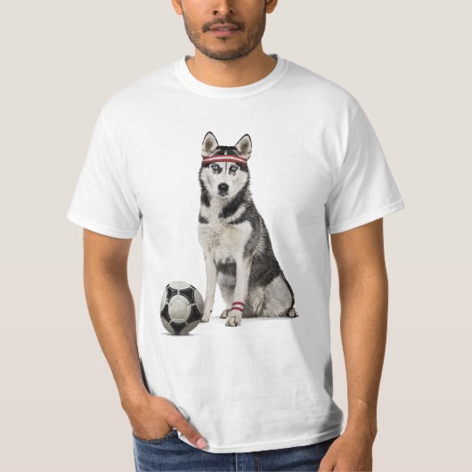 Husky Soccer Sports T-Shirt (Vorderseite)