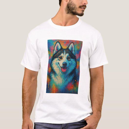 Husky Spectrum T-Shirt (Vorderseite)