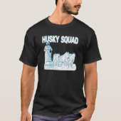 Husky Squad sledding huskies men dog sled rider T-Shirt (Vorderseite)