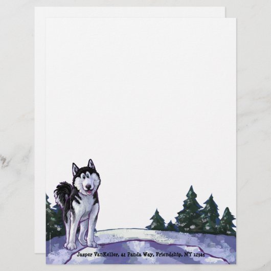 Husky Stationery (Vorne/Hinten)